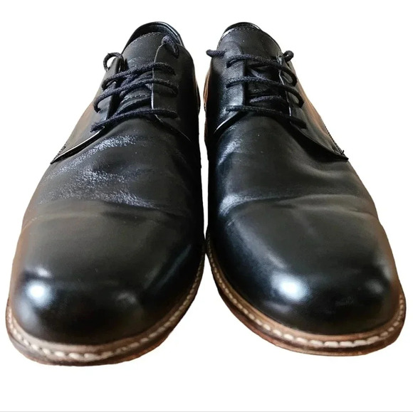 Airborn Argentinian Men's Formal Classy Leather Black Shoes Size EU 45 US 12. - Picture 9 of 13